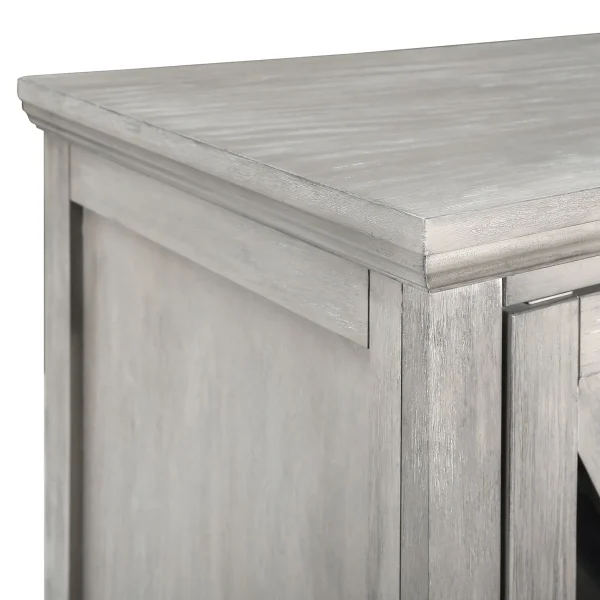 Rowan 3-Drawer Grey Cabinet Good Quality^* Online