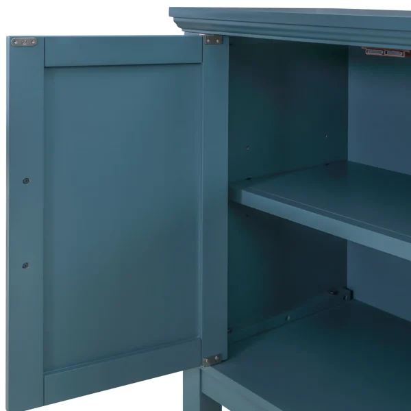Sadie 2-Drawer Geometric Cabinet, Turquoise Clearance^* Online