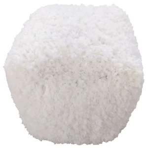 Sammy Shag Pouf, Ivory Opening Sales^* Online