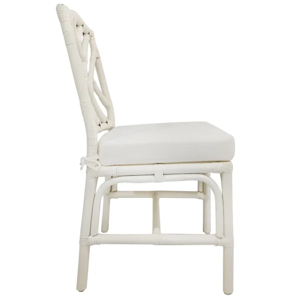 Set Of 2 Grace Mitchell Dana White Rattan Dining Chair Gift Selection^* Best Sale