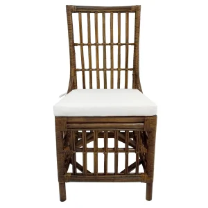 Set Of 2 Honeybloom Cade Brown Rattan Box Chair Outlet^* Hot
