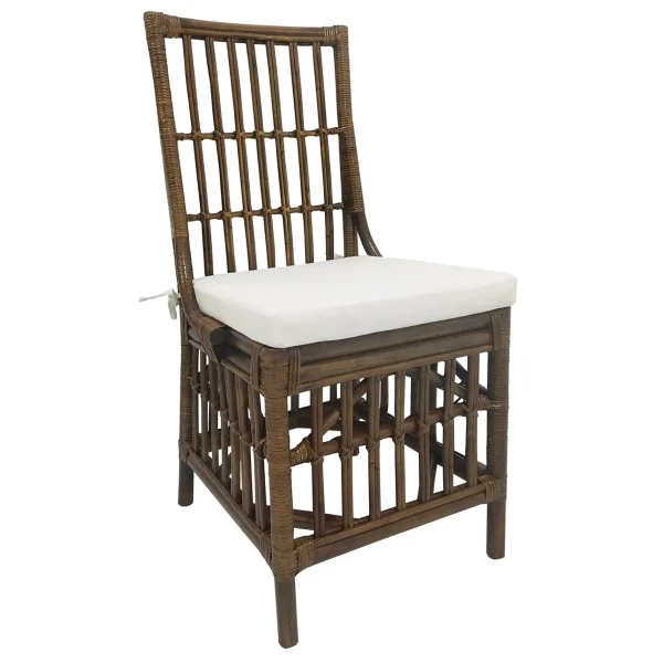 Set Of 2 Honeybloom Cade Brown Rattan Box Chair Outlet^* Hot