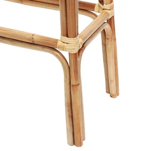 Set Of 2 Indah Rattan Backless Barstool, Honey Bargain Sale^* New