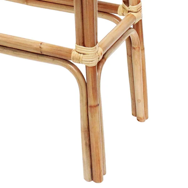 Set Of 2 Indah Rattan Backless Barstool, Honey Bargain Sale^* New
