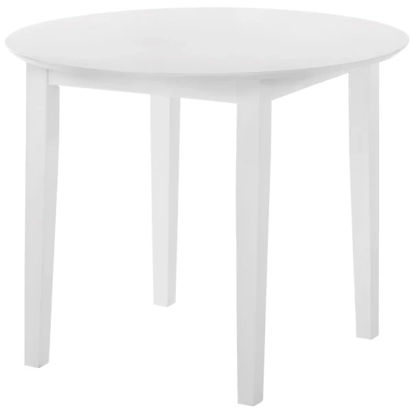 Sophia White Round Dining Table, 35 Promotion^* Fashion