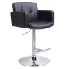 Stout Adjustable Faux Leather Barstool, Black Fashion^* Online