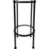 Tempered Glass Top With Black Metal Frame 2 Tier Plant Stand Promotion^* Fashion