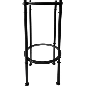 Tempered Glass Top With Black Metal Frame 2 Tier Plant Stand Promotion^* Fashion