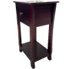 Theodore Brown 1-Drawer Thick Leg End Table, 26 Gift Selection^* Shop