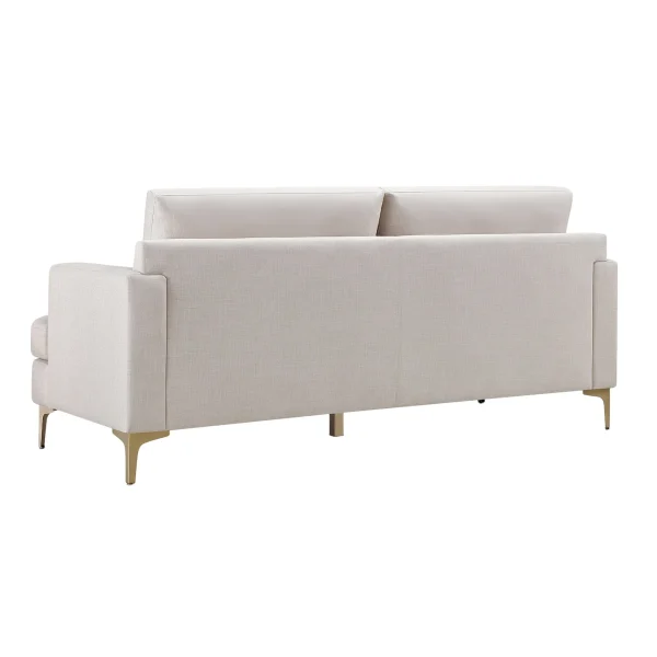 Tribeca Ivory Upholstered Sofa Opening Sales^* Flash Sale