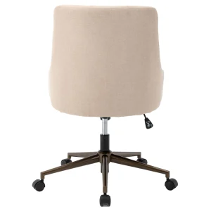 Tufted Cream Adjustable Office Chair Promotion^* Cheap
