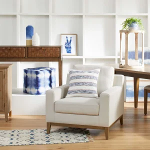 Ty Pennington Knox Upholstered Wooden Accent Chair Discount^* Discount