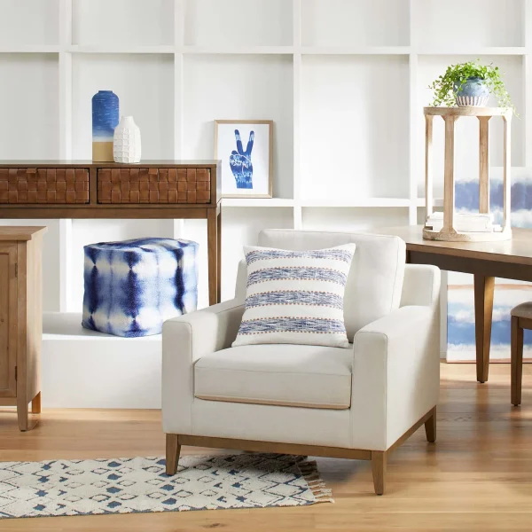 Ty Pennington Knox Upholstered Wooden Accent Chair Discount^* Discount
