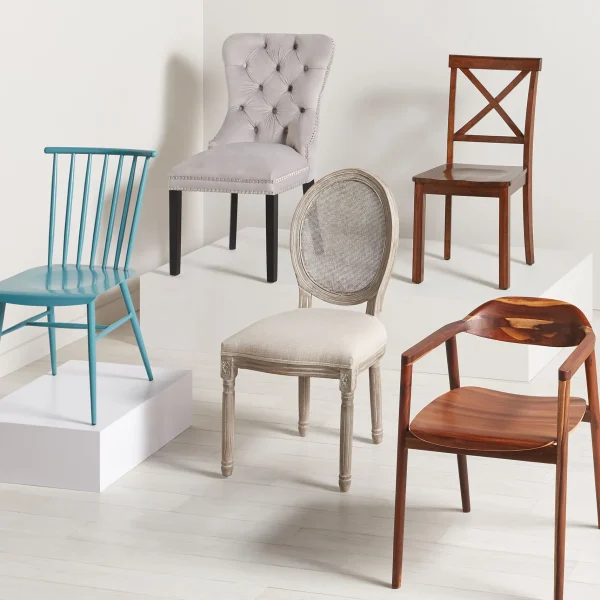Velvet Grey Tufted Ring Back Dining Chair Discount Online^* Sale